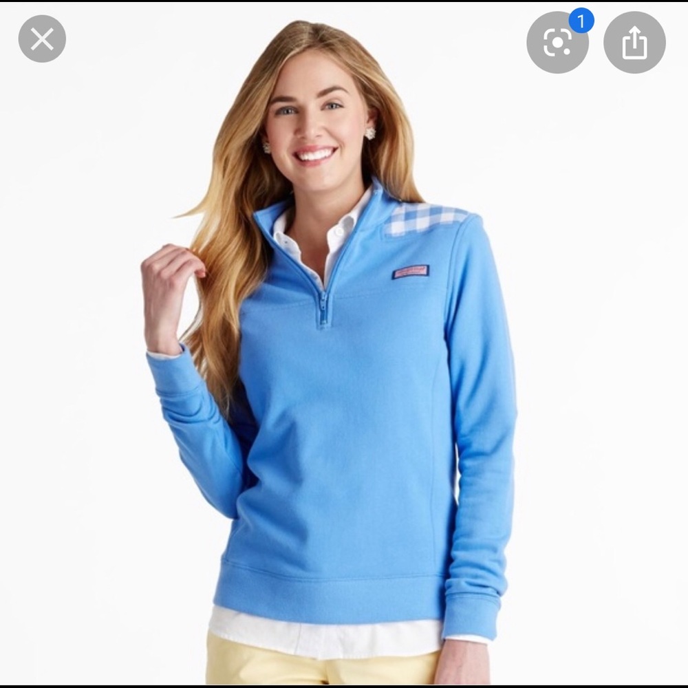 VV Blue Gingham Shep Shirt